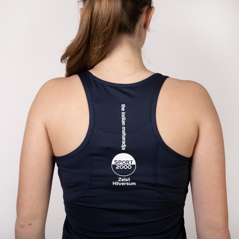 Tanktop dames blauw - Afbeelding 2